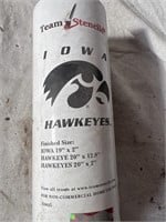 Iowa Hawkeye stencil