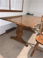 Formica trestle table