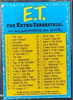 1982 Universal ET The Extra-Terrestrial Check List