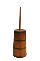 Antique Pine Staved Butter Churn