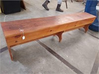 Pine Store Front Bench