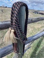 ROPE REINS WITH TASSLES (BLACK & BROWN)