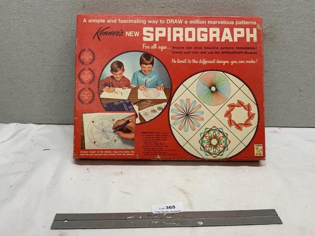 Vintage Kenner’s New Spirograph Toy Game