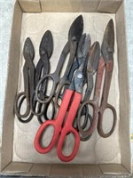 Hand Tools, Steel Tin Snip Shear Cutters