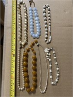 7 vintage necklaces
