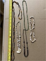 5 vintage unique necklaces