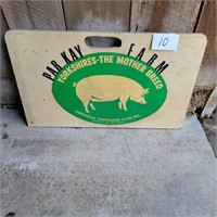 Double Sided Wooden Painted Sign- Par Kay Farm