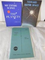 Lot of space publications w/two 1950s that precede