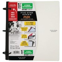 New $32 Five Star Flex 1 1/2" Hybrid Note Binder