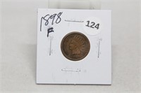 1898F Indian Head Cent