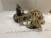 boat anchor with rope