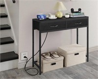 SMALL SOFA SIDE TABLE WITH CHARGING STATION 15