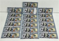 LOT OF $100 BILL PROP COPYS