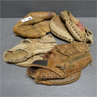 Assorted Early Baseball Gloves