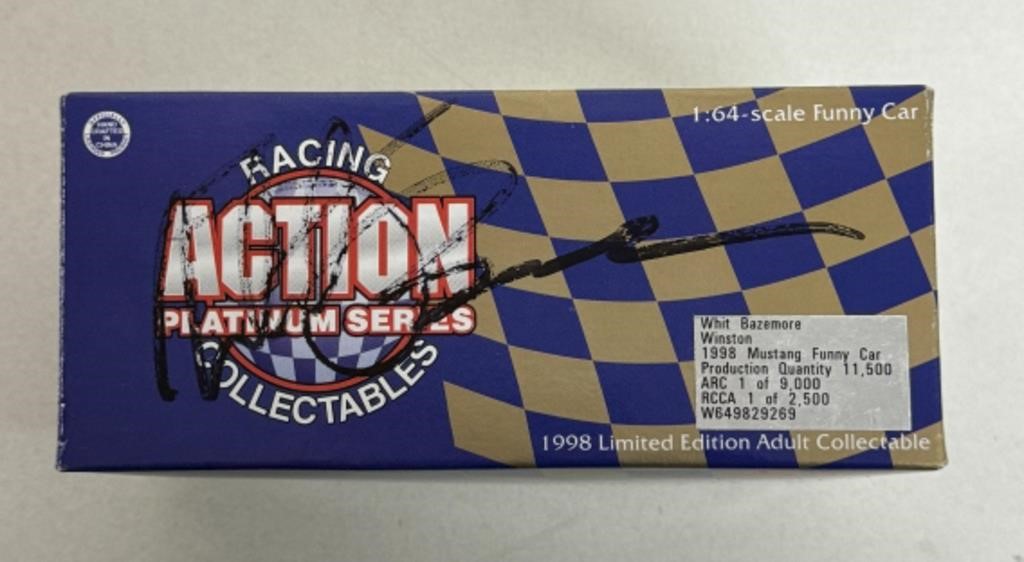 1998 MUSTANG COLLECTIBLE SIGNED RACECAR