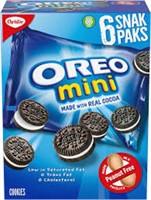 SEALED Oreo Minis 6 Snack Paks (1 Box). BB OCT
