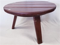 ROUND CEDAR SIDE TABLE