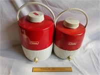 2 Vintage Coleman Dispensers