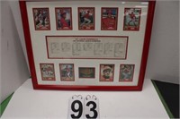 1987 ST. Louis Framed Baseball Cards