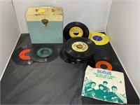 45RPM Record Collection with Box