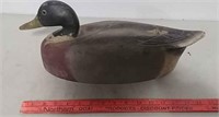 Wooden duck decoy