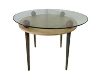 MCM Table with Float Glass Top