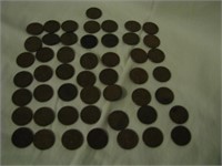 Misc lot of Wheat pennies(1950's)