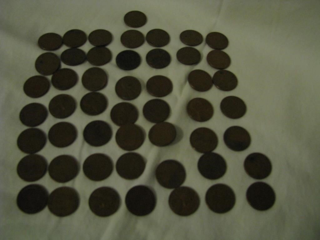 Misc lot of Wheat pennies(1950's)