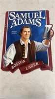 Samuel Adams metal beer sign 18 x 14