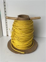 Spool of yellow rope