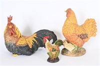 Vintage Chicken Figurines