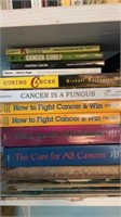 Lots of Nonfiction books, astrology, cancer,