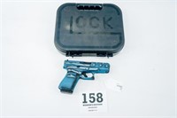 USED UNFIRED GLOCK G19 GEN 5 9MM BLUE AMERICAN FLA