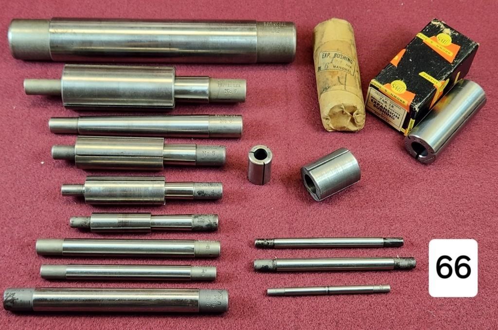 Brown & Sharpe Lathes Mandrels & Expansion Bushing