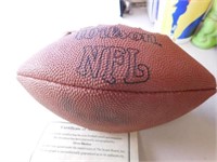 MINI FOOTBALL SIGNED BY DREW BLEDSOE