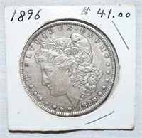COIN - 1896 SILVER MORGAN DOLLAR