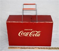 1950 CARDBOARD COCO-COLA PICNIC COOLER