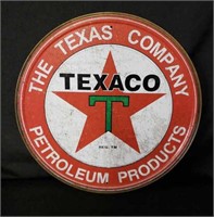 Texas Company Texaco Sign 12"×12"