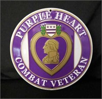 Purple Heart Sign 12"×12"