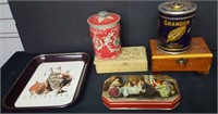 (6)  Vintage Tins & Boxes