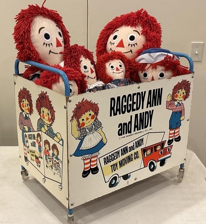 Raggedy Ann w/ Open Top Toy Box