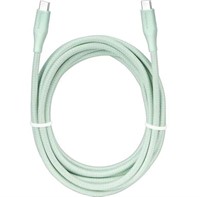 INSIGNIA USB-C to USB-C Cable (5 ft, Light Green)