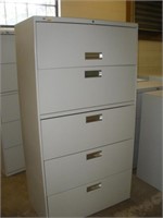 Hon 5 Drawer Lateral File Cabinet 36x19x67
