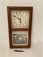 Time Images Golf Scene Wall Clock