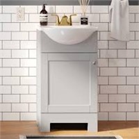 Style Selections Euro 18-in Gray Single Sink