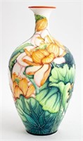 Minh Long I Porcelain Vase w/ Lotus Flowers