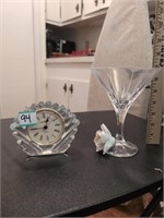 Clock and martini glass