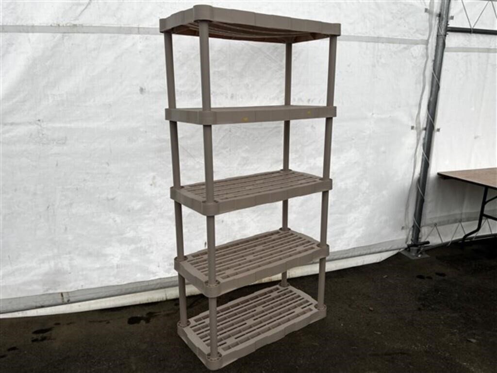 6ft Plastic Shelving Unit