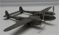 HUBLEY 9"L X 12-1/2" LANCASTER WWII P-38 DIECAST