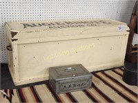 AUGIE HINOTE AUCTION CO LOCKBOX AND CRATE